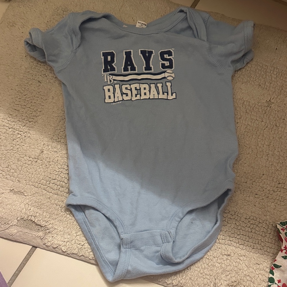 Tampa Bay Rays Light Blue Onesie